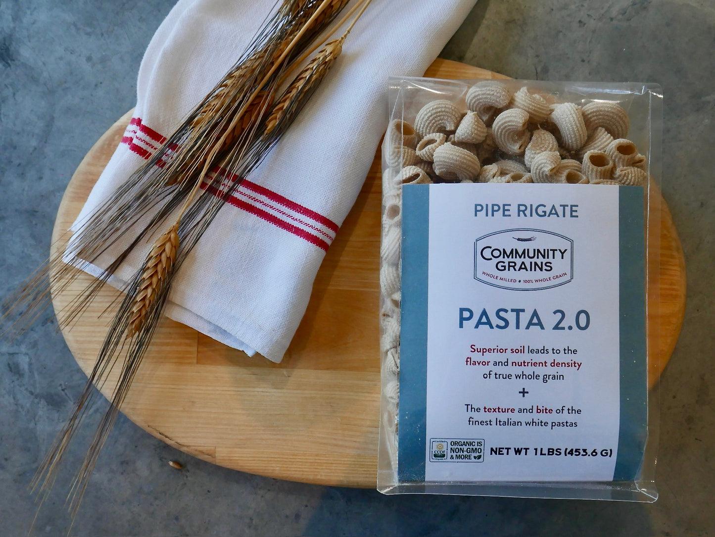 Organic Pipe Rigate Pasta 2.0