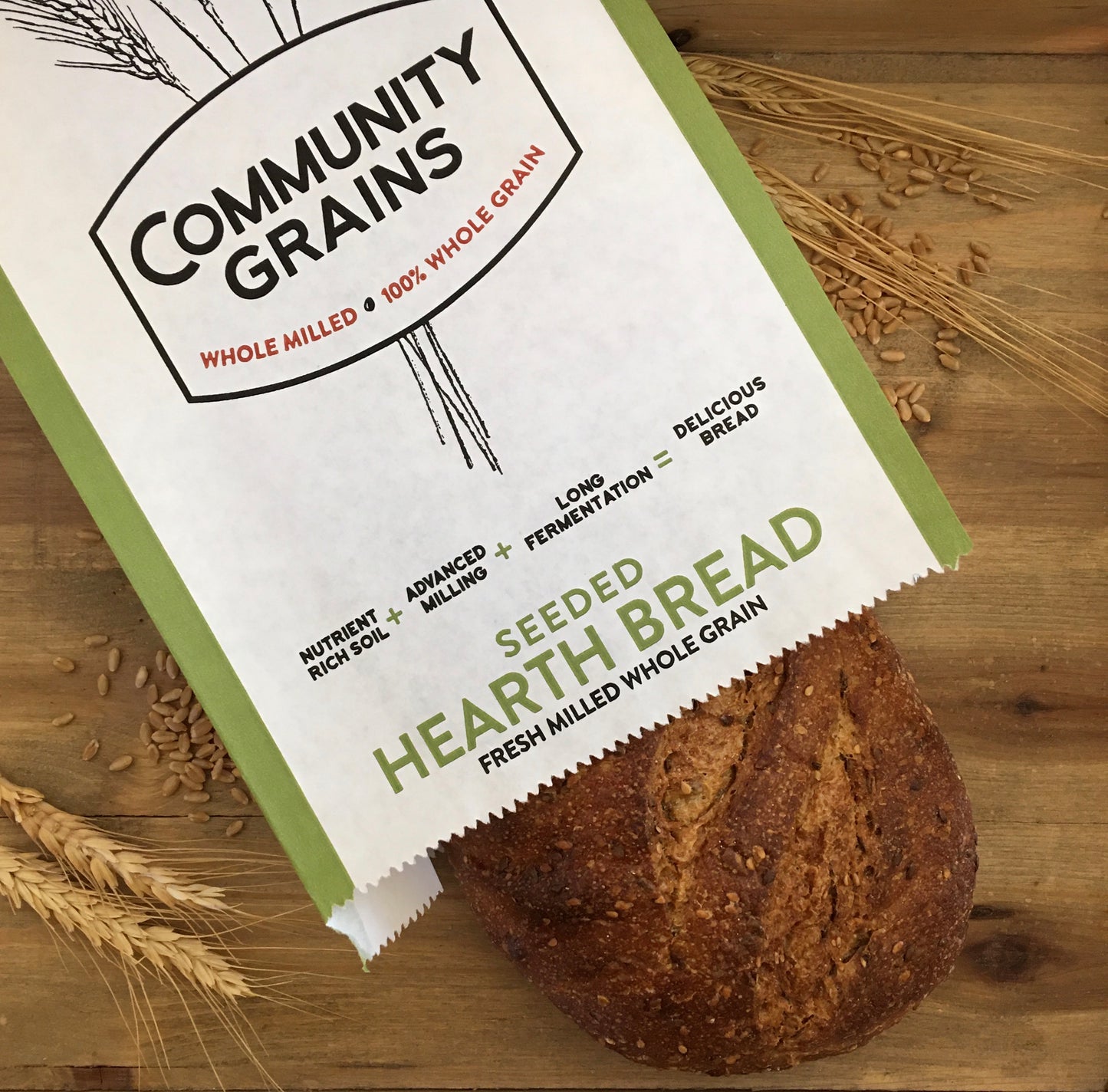 Hearth Bread – Seeded
